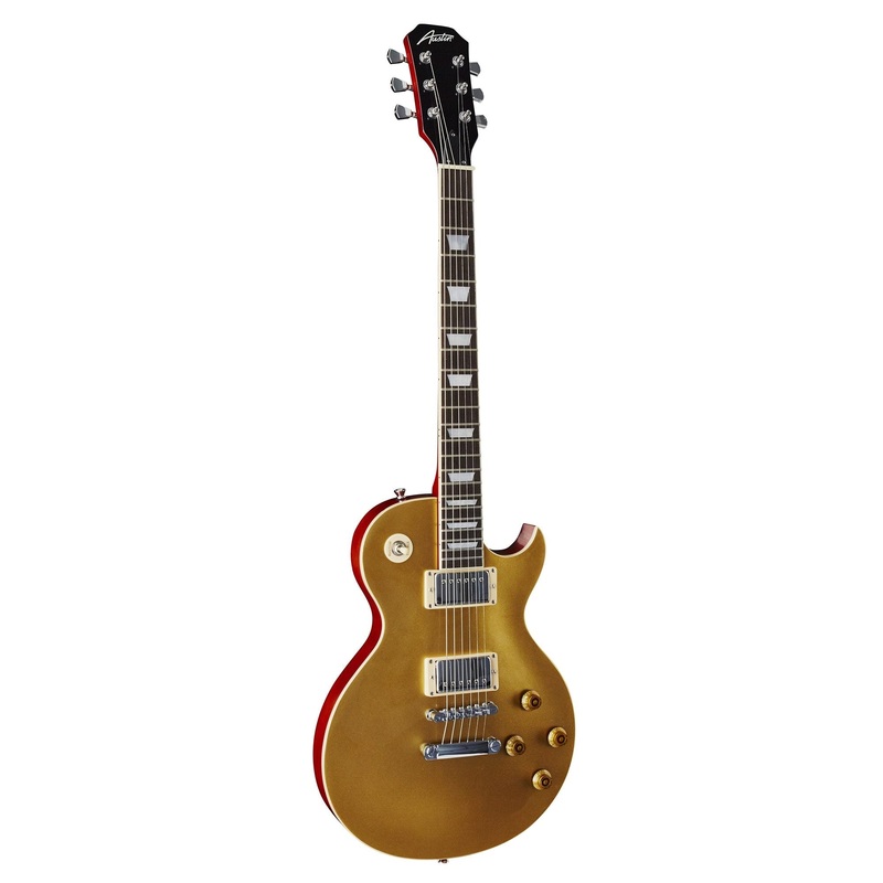 austin-single-cutaway-electric-guitar-gold-top-as6pgt Austin Single Cutaway Electric Guitar Gold Top AS6PGT