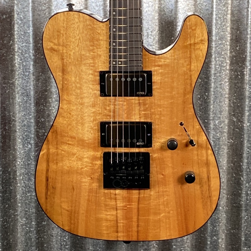 esp-ltd-te-1000-evertune-koa-guitar-lte1000etknat-3267-used ESP LTD TE-1000 Evertune Koa Guitar LTE1000ETKNAT #3267 Used