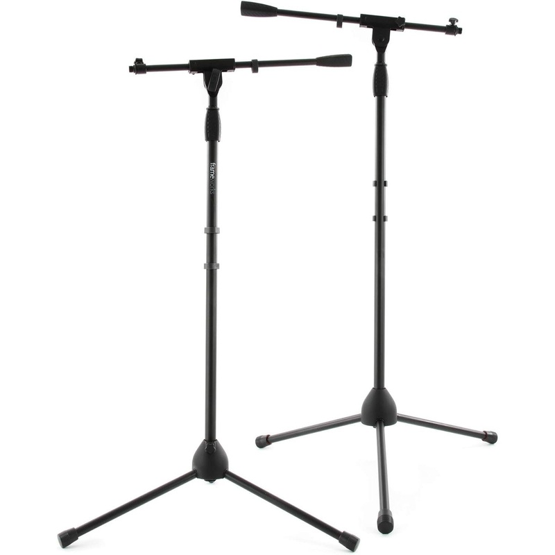 gator-frameworks-microphone-stand-with-telescoping-boom-2-pack-gfw-mic-2020 Gator Frameworks Microphone Stand with Telescoping Boom - 2-Pack (GFW-MIC-2020)