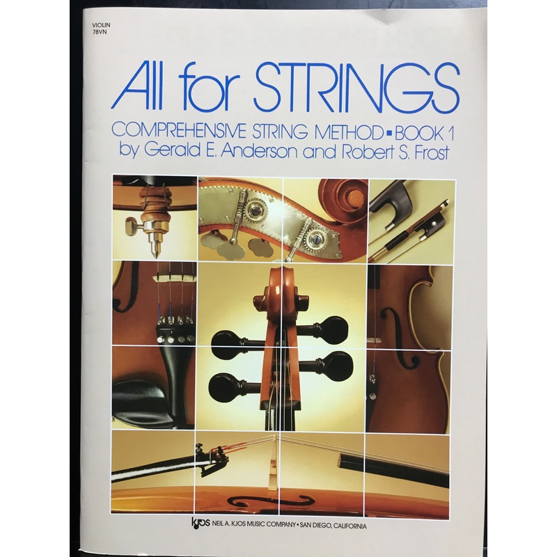 kjos-all-for-strings-comprehensive-string-method-book-1 KJOS All for Strings Comprehensive String Method Book 1