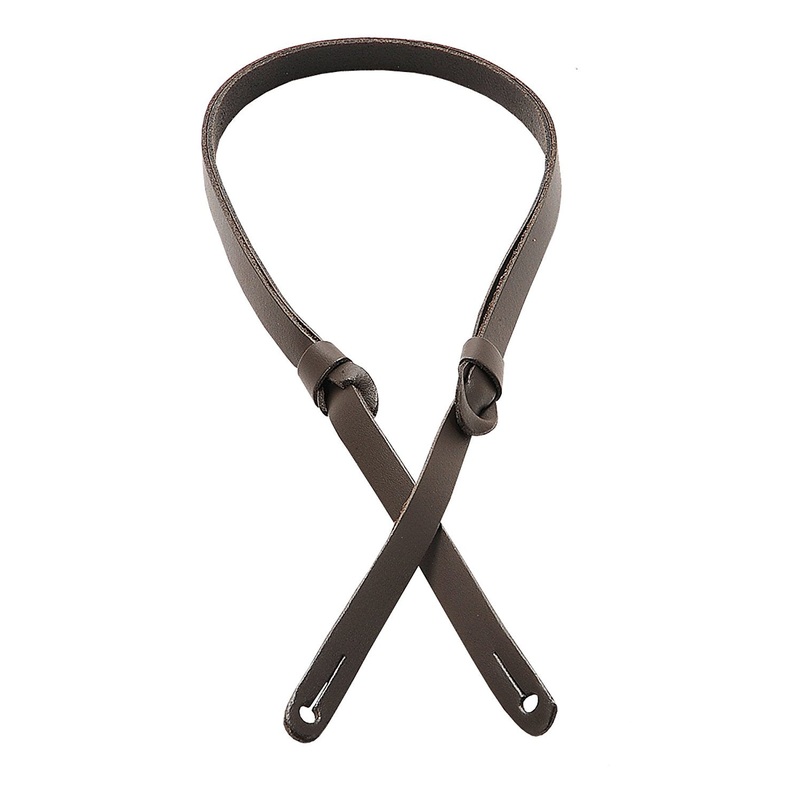 levy-s-m19pr-dbr-1-2-leather-mandolin-strap-dark-brown Levy's M19PR-DBR 1/2" Leather Mandolin Strap Dark Brown