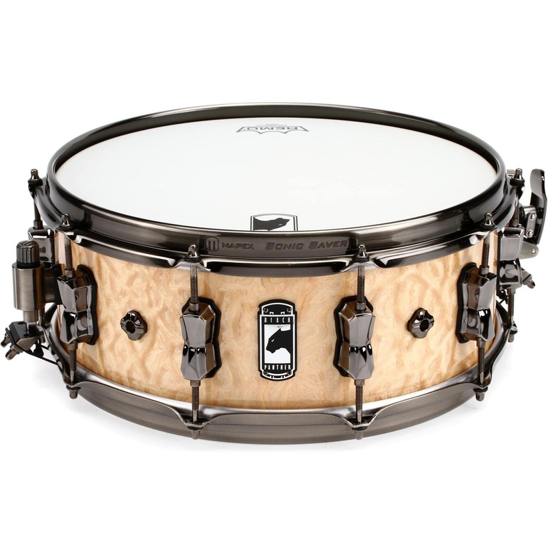 mapex-black-panther-pegasus-snare-drum-5-5-x14-natural-bpnmw4550lxn Mapex Black Panther Pegasus Snare Drum, 5.5"x14" - Natural (BPNMW4550LXN)