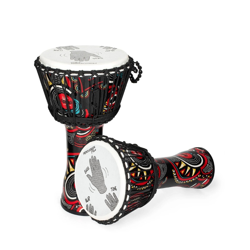 percussion-plus-carnival-slap-djembe-rope-tuned-10-inch-pp6752 Percussion Plus Carnival Slap Djembe rope tuned - 10 inch (PP6752)