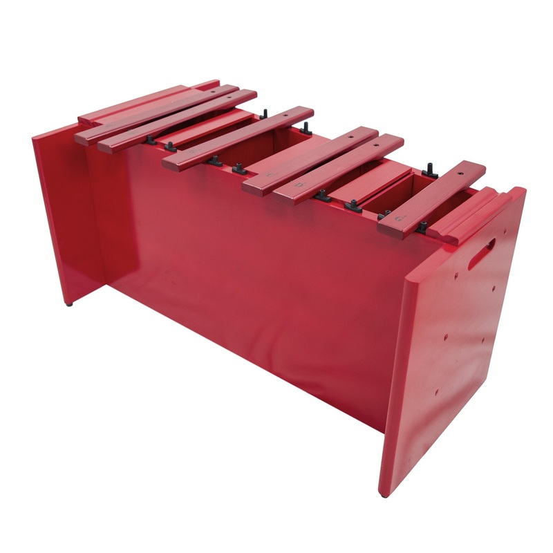 percussion-plus-classic-red-box-bass-xylophone-chromatic-half-pp028 Percussion Plus Classic Red Box bass xylophone - chromatic half (PP028)