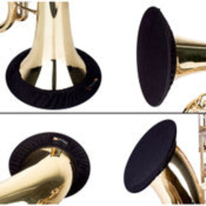 pro-tec-a322-6-75-bell-cover-brass-mutes-black Pro Tec A322 6.75" Bell Cover Brass Mutes Black