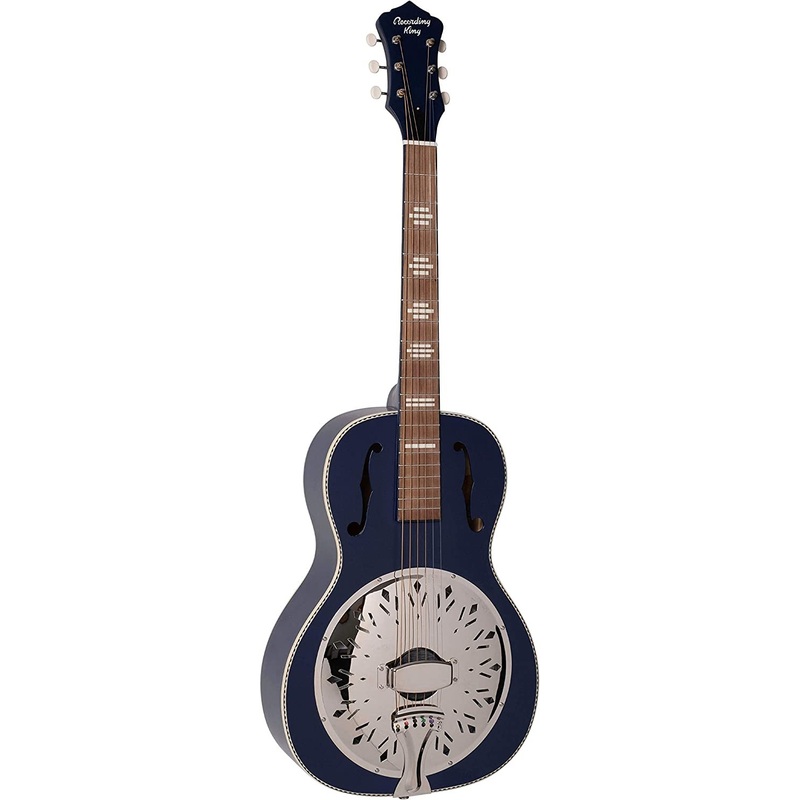 recording-king-6-string-resonator-guitar-right-wabash-blue-rph-r2-mbl Recording King 6 String Resonator Guitar, Right, Wabash Blue (RPH-R2-MBL)