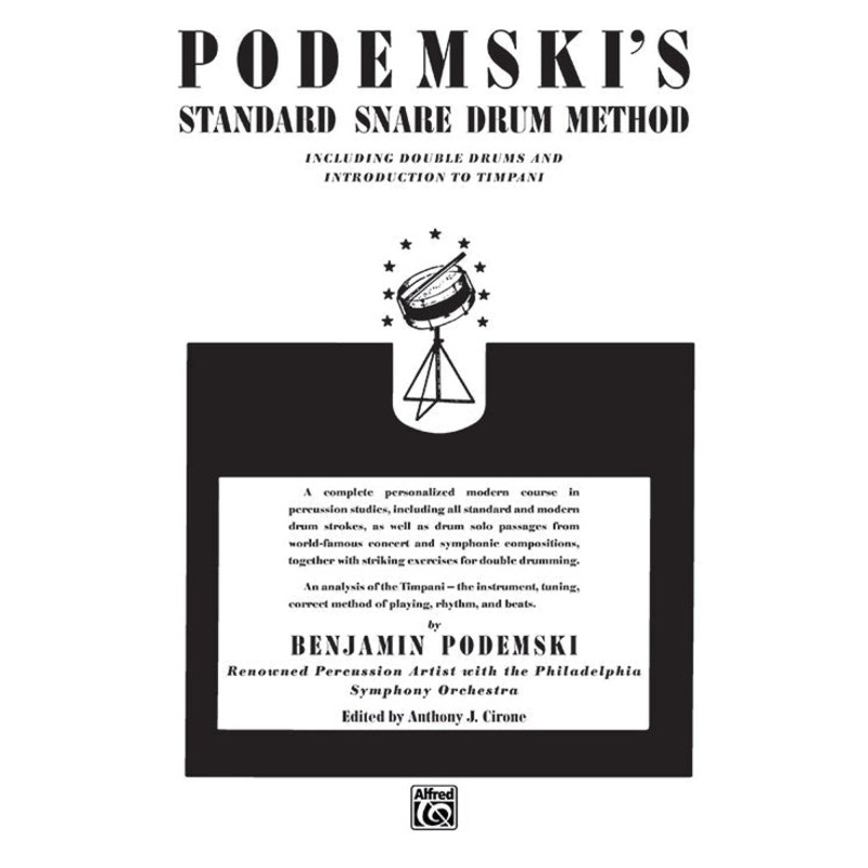 alfreds-11393a-podemski-s-snare-drum-method Alfreds 11393A Podemski's snare drum method