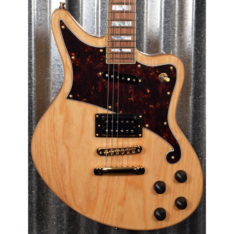 d-angelico-deluxe-bedford-offset-natural-guitar-case-1677 D'Angelico Deluxe Bedford Offset Natural Guitar & Case #1677