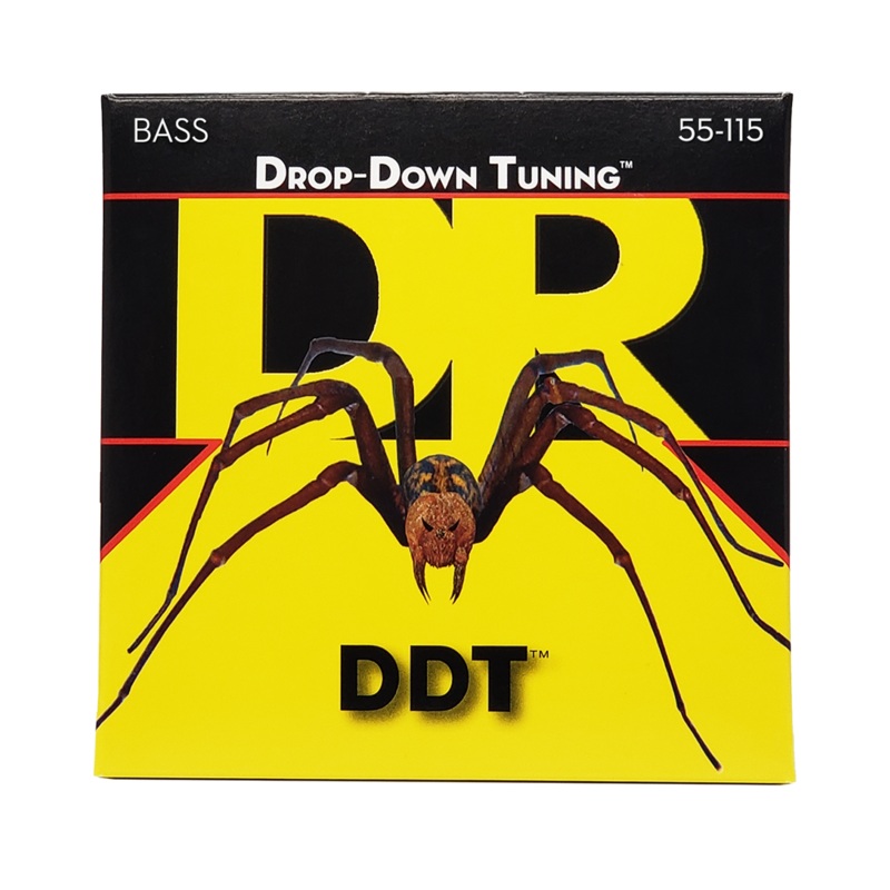 dr-ddt-drop-down-tuning-stainless-steel-electric-bass-strings-long-scale-set-4-string-55-115-ddt-55 DR DDT Drop Down Tuning Stainless Steel Electric Bass Strings Long Scale Set - 4-String 55-115 DDT-55