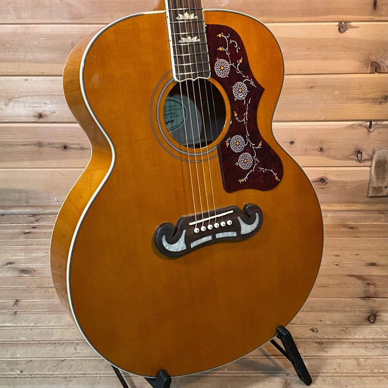 epiphone-j-200-studio-acoustic-guitar-antique-natural Epiphone J-200 Studio Acoustic Guitar - Antique Natural