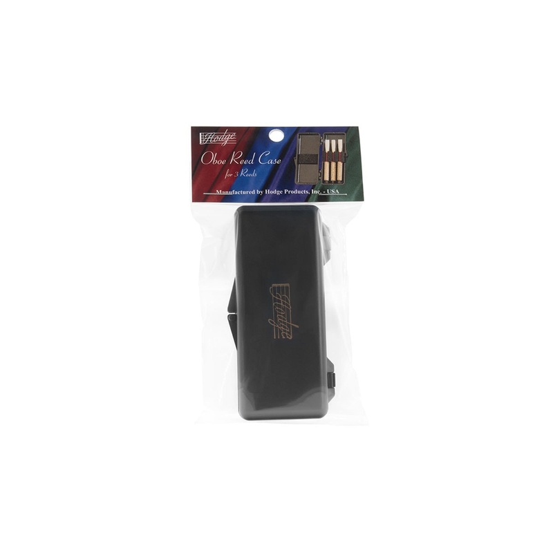 hodge-oboe-reed-for-3-reeds-plastic-case-black-finish Hodge Oboe Reed (For 3 Reeds) Plastic Case- Black Finish