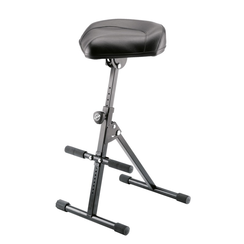 k-m-adjustable-musician-stool-with-imitation-leather-seat-ergonomic-and-foldable K&M Adjustable Musician Stool with Imitation Leather Seat Ergonomic and Foldable