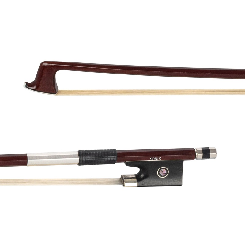 sonix-by-mmx-63-student-sandalwood-violin-bow-1-2-half-size-mmx63vn12 Sonix by MMX 63 student Sandalwood violin bow - 1/2 half size (MMX63VN12)