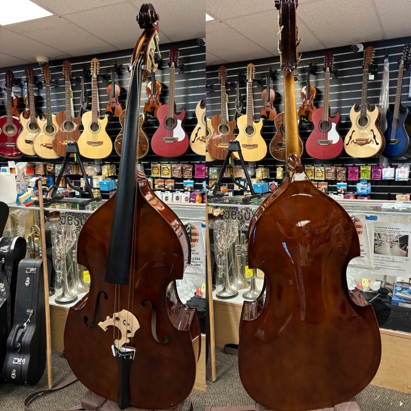 don-cortez-double-bass-ep800-french-style-with-ebony-fretboard-3-4-size Don CORTEZ Double bass EP800 French Style with EBONY fretboard 3/4/size