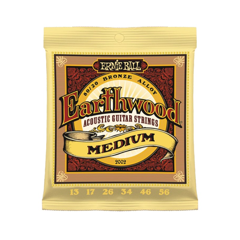 ernie-ball-2002-earthwood-80-20-bronze-13-56-acoustic-guitar-strings Ernie Ball 2002 Earthwood 80/20 Bronze 13-56 Acoustic Guitar Strings