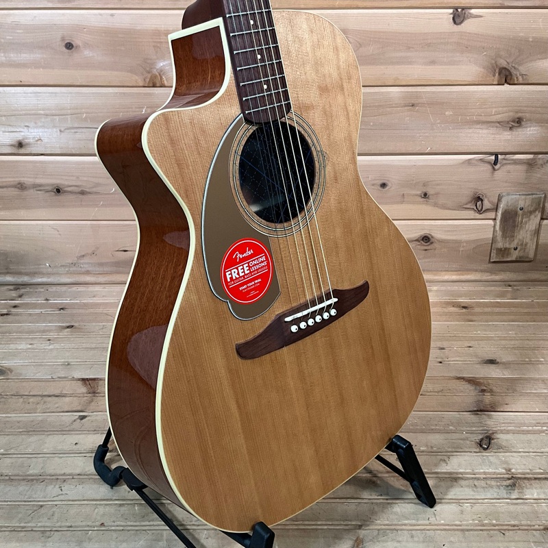 fender-newporter-player-left-handed-acoustic-guitar-natural Fender Newporter Player Left-Handed Acoustic Guitar - Natural