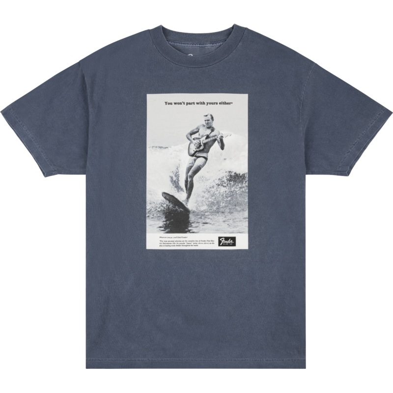 fender-vintage-ad-surfer-tee-ocean-xl Fender Vintage Ad Surfer Tee, Ocean, XL