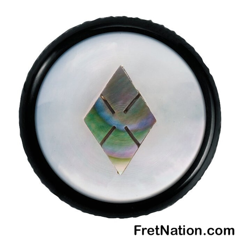 framus-warwick-potentiometer-dome-knob-snowflake-inlay-black-sp-30415-bk-snowflk Framus & Warwick - Potentiometer Dome Knob, Snowflake, Inlay - Black - SP 30415 BK SNOWFLK