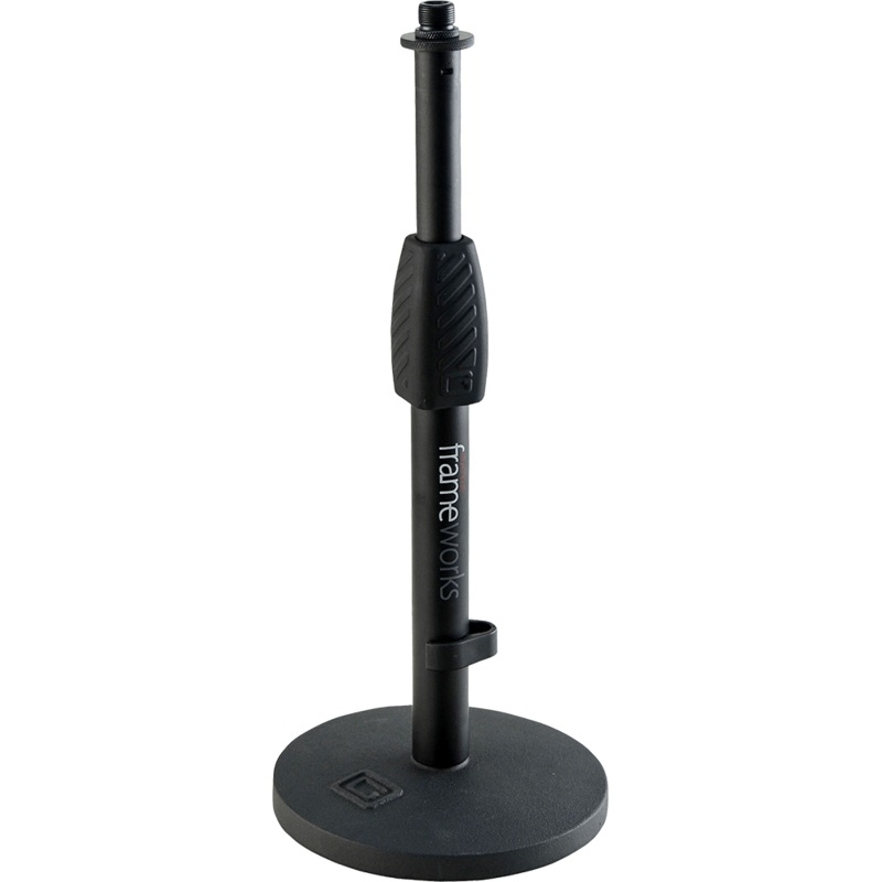 gator-frameworks-desktop-mic-stand-6-base-gfw-mic-0601 Gator Frameworks Desktop Mic Stand, 6" Base, GFW-MIC-0601