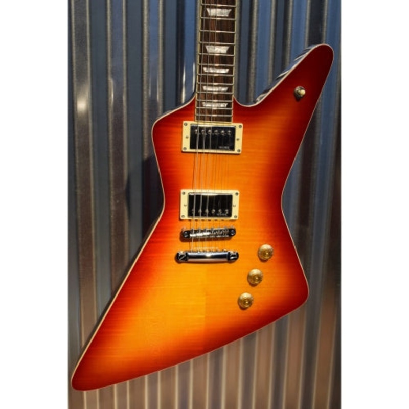 hamer-guitars-standard-flame-top-cherry-sunburst-electric-guitar-gig-bag-2289 Hamer Guitars Standard Flame Top Cherry Sunburst Electric Guitar & Gig Bag #2289