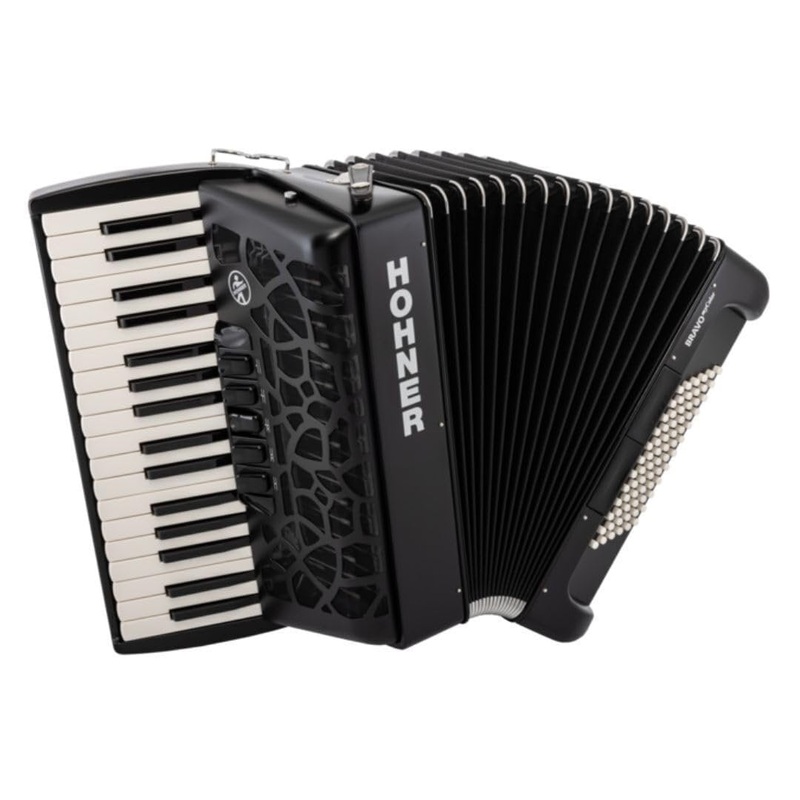 hohner-bravo-mycolor-iii-72-lightweight-chromatic-piano-key-accordion-with-gig-bag-and-adjustable-strap-night-jet-black Hohner BRAVO MyColor III 72 Lightweight Chromatic Piano Key Accordion with Gig Bag and Adjustable Strap (Night - Jet Black)