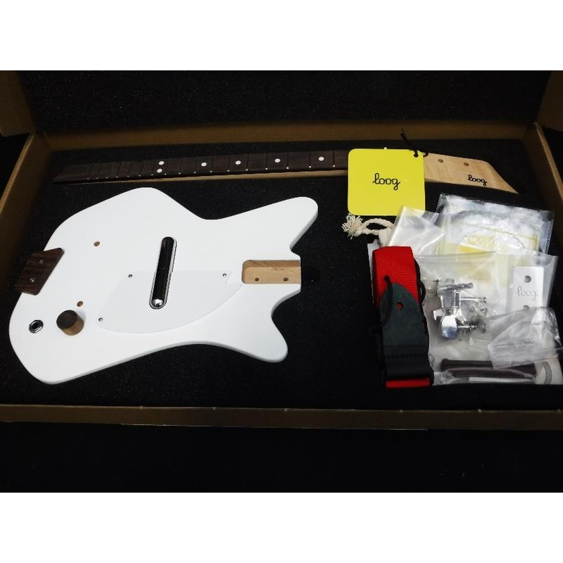 loog-diy-white-3-string-electric-guitar-kit-strap-instructional-book-free-app Loog DIY White 3 String Electric Guitar Kit Strap & Instructional Book Free APP