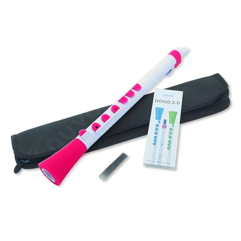 nuvo-dood-outfit-white-with-pink-trim Nuvo Dood outfit - White with pink trim