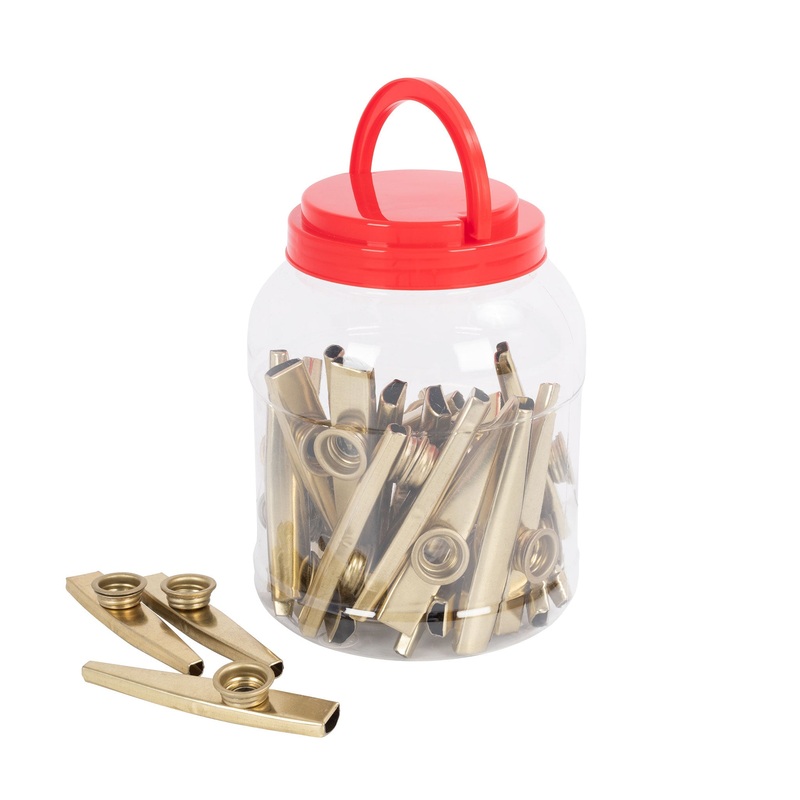percussion-plus-tub-of-30-metal-kazoos-pp3430 Percussion Plus tub of 30 metal kazoos (PP3430)