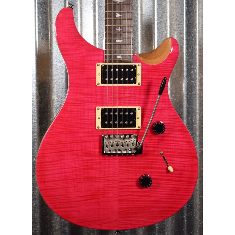 prs-paul-reed-smith-se-custom-24-bonnie-pink-guitar-bag-6425 PRS Paul Reed Smith SE Custom 24 Bonnie Pink Guitar & Bag #6425