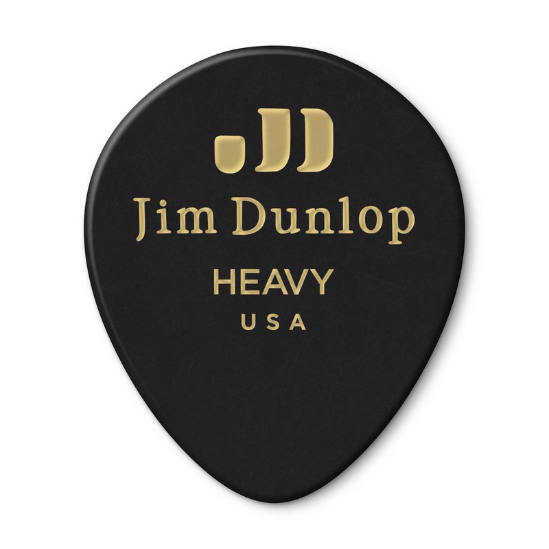 dunlop-celluloid-black-teardrop-guitar-pick-player-s-pack-12-pack-heavy-485p03hv DUNLOP CELLULOID BLACK TEARDROP GUITAR PICK PLAYER'S PACK 12-PACK HEAVY - 485P03HV