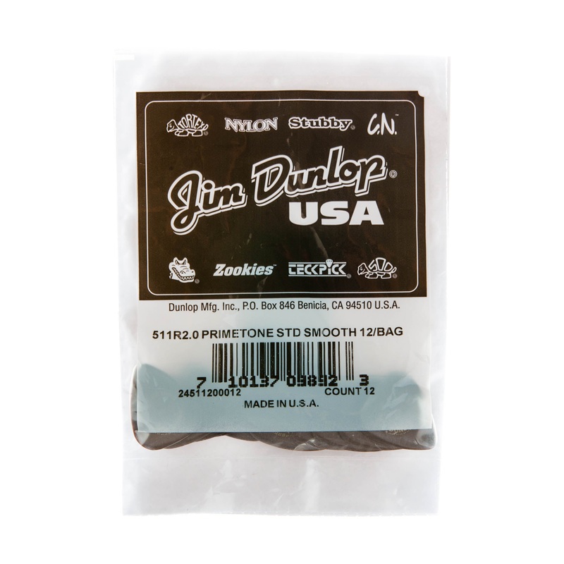 dunlop-primetone-2-0mm-standard-smooth-pick-guitar-pick-player-s-pack-12-pack-511r200 DUNLOP PRIMETONE 2.0mm STANDARD SMOOTH PICK GUITAR PICK PLAYER'S PACK 12-PACK - 511R200