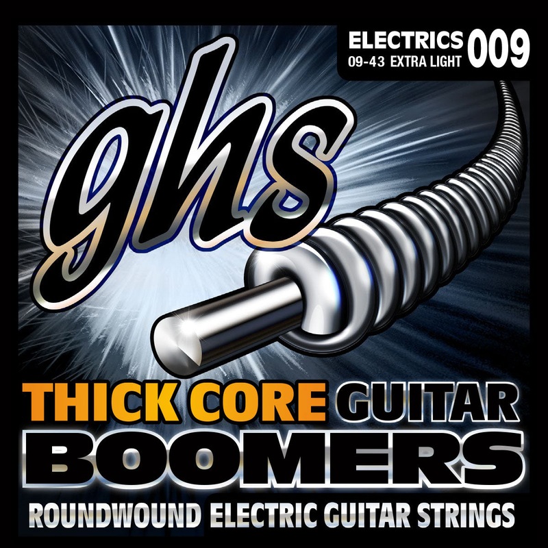 ghs-thick-core-boomers-electric-guitar-string-set-09-43-extra-light-hc-gbxl GHS Thick Core Boomers Electric Guitar String Set - 09-43 Extra Light HC-GBXL