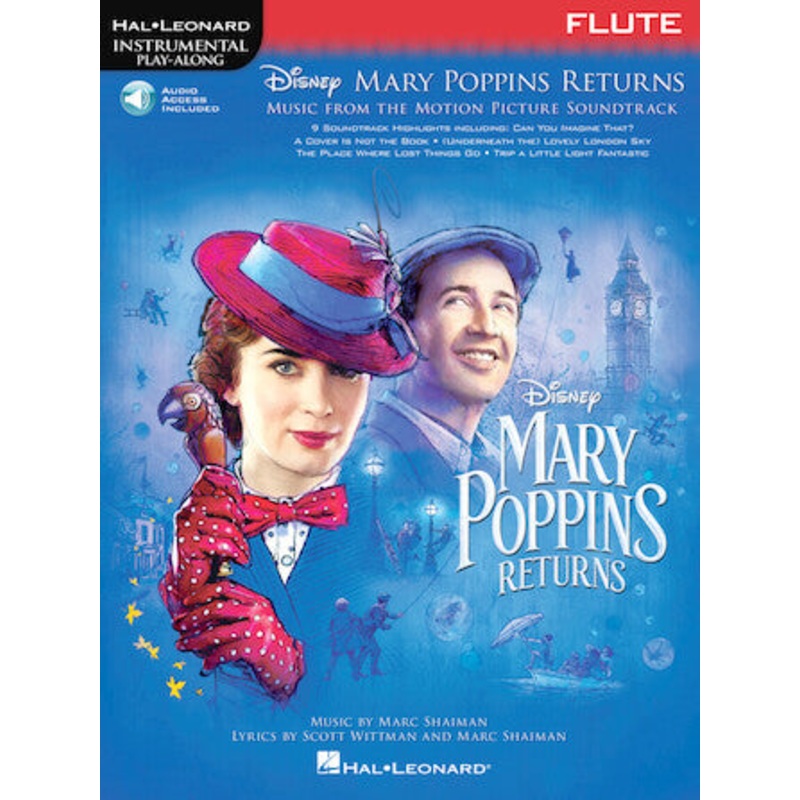 hal-leonard-00288948-mary-poppins-returns-flute Hal Leonard 00288948 Mary Poppins Returns Flute