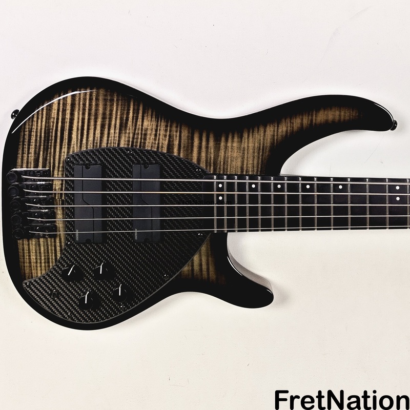 klos-apollo-v-custom-headless-5-string-bass-black-flame-fishman-fluence-8-90lbs KLOS Apollo V Custom Headless 5-String Bass Black Flame Fishman Fluence 8.90lbs