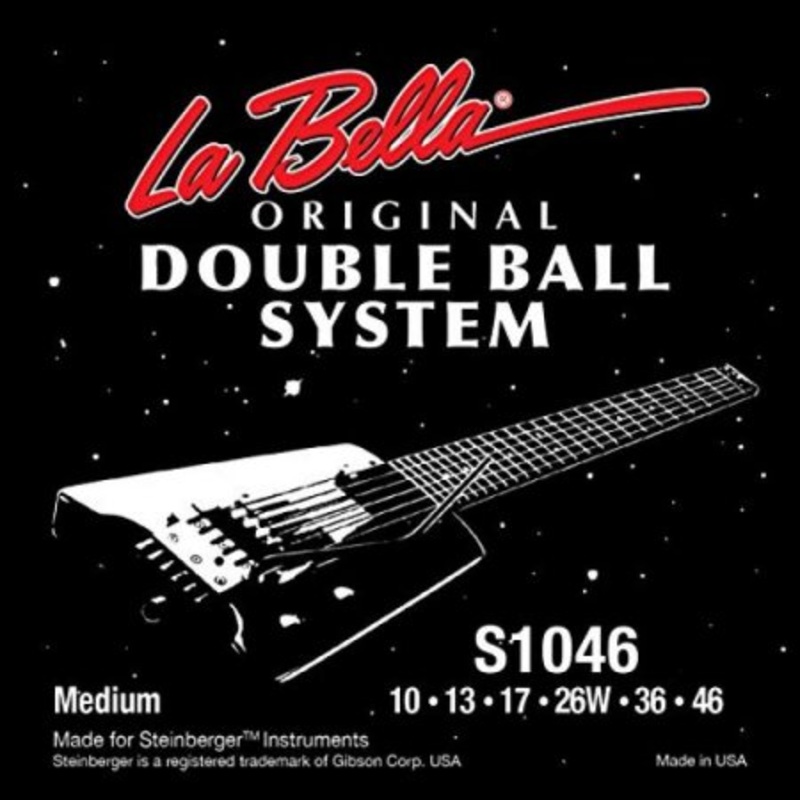 la-bella-s1046-double-ball-end-electric-guitar-strings-regular-10-46 La Bella S1046 Double Ball End Electric Guitar Strings, Regular 10-46
