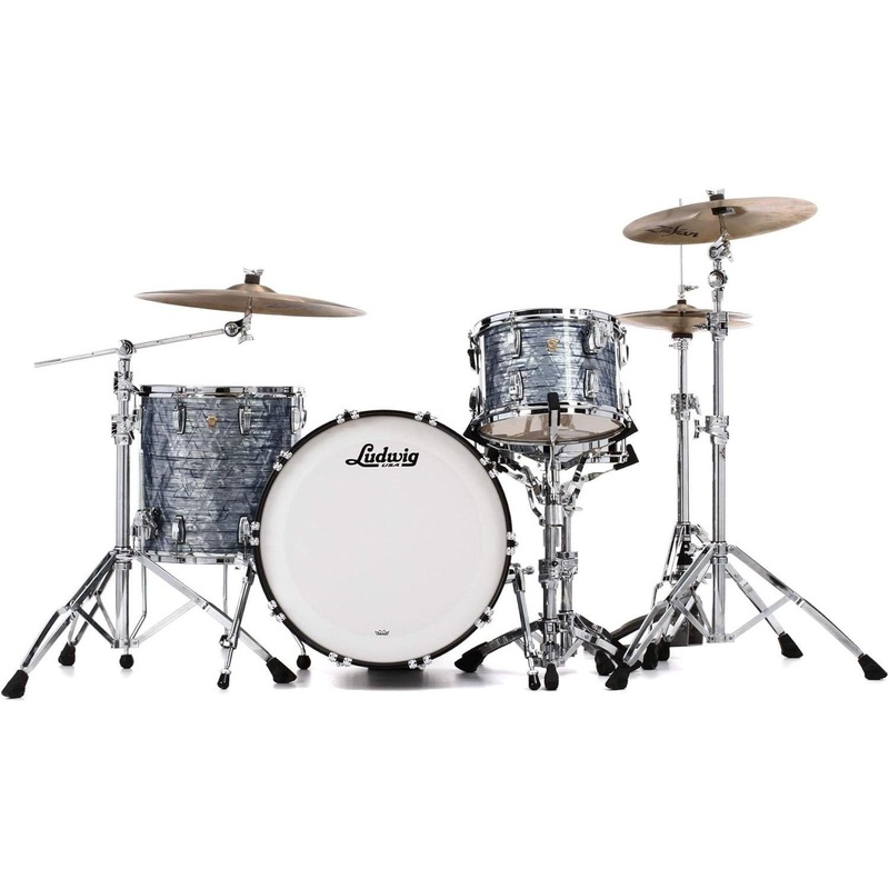 ludwig-classic-maple-downbeat-20-shell-pack-sky-blue-pearl-l84023ax52 Ludwig Classic Maple Downbeat 20 Shell Pack - Sky Blue Pearl (L84023AX52)