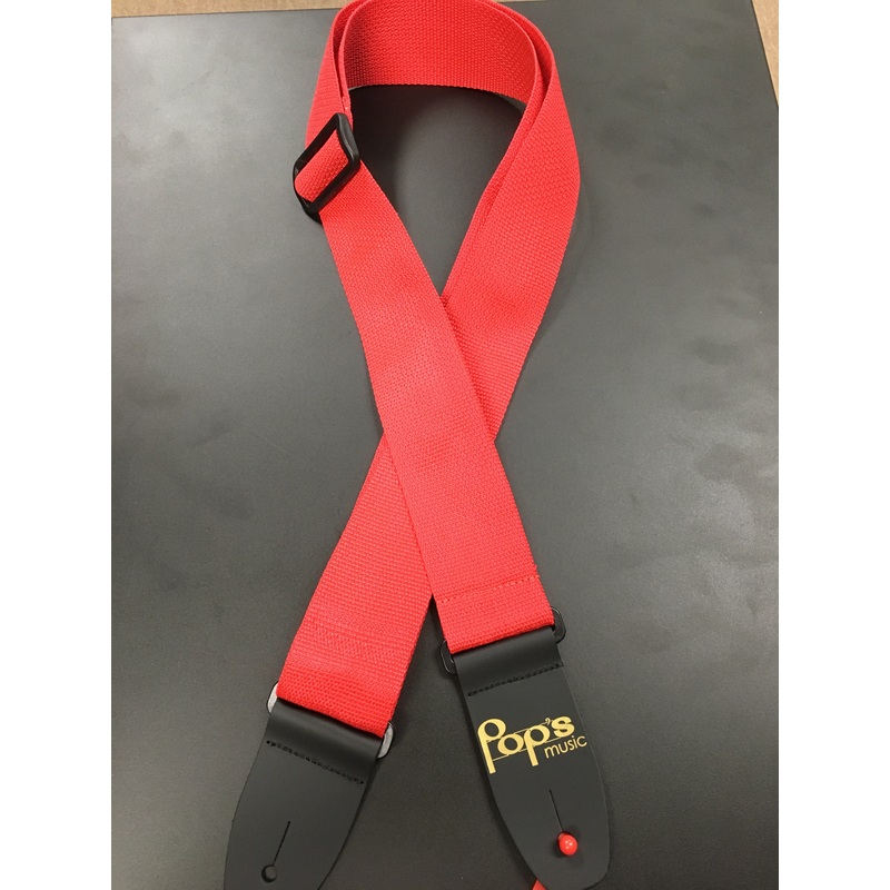 m8poly-red-pop-s-logo-strap M8POLY-RED Pop's Logo Strap
