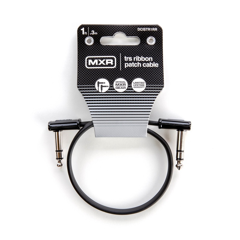 mxr-trs-ribbon-patch-cable-right-right-01-foot-dcistr1rr MXR TRS RIBBON PATCH CABLE RIGHT/RIGHT - 01 FOOT - DCISTR1RR