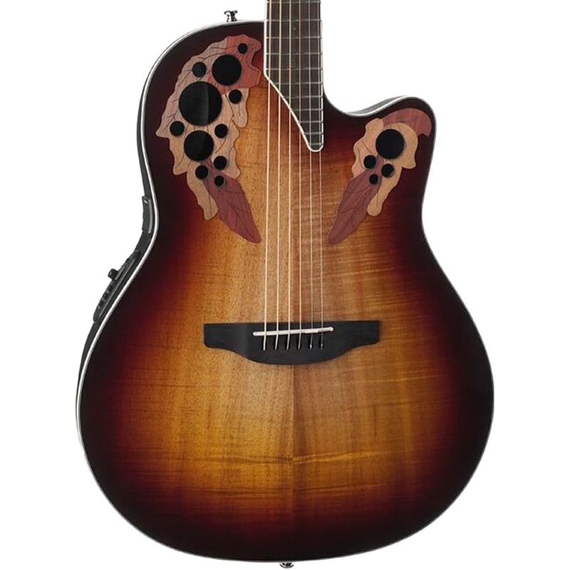 ovation-celebrity-elite-plus-acoustic-electric-guitar-koa-burst-ce48p-koab-koa-burst Ovation Celebrity Elite Plus Acoustic-Electric Guitar, Koa Burst (CE48P-KOAB) Koa Burst