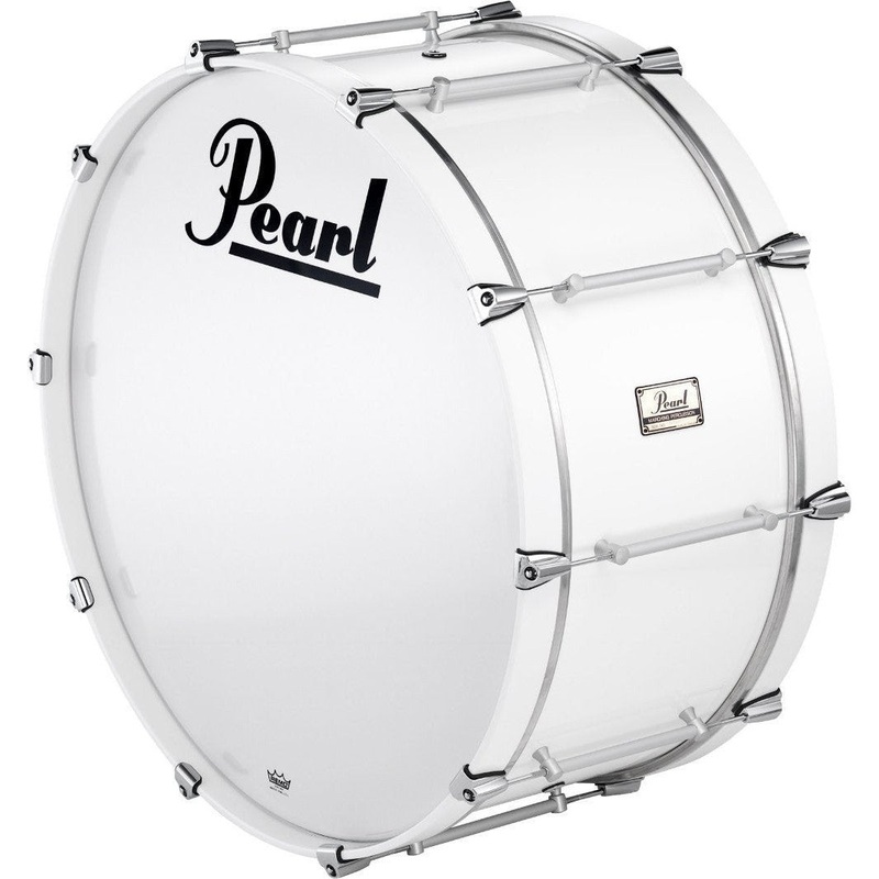 pearl-championship-maple-28-x14-pipe-band-bass-drum-arctic-white-10-lug-bdp2814109 Pearl Championship Maple 28"x14" Pipe Band Bass Drum, Arctic White, 10 lug (BDP2814109)