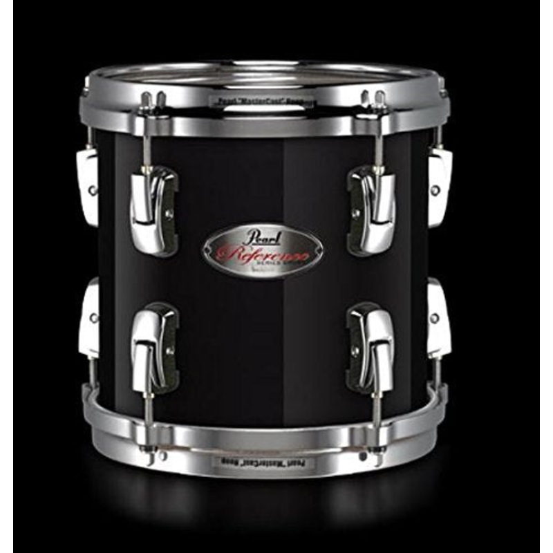 pearl-rf-reference-tom-tom-piano-black-with-chrome-hardware-12x10 Pearl RF Reference Tom Tom Piano Black with Chrome Hardware 12x10