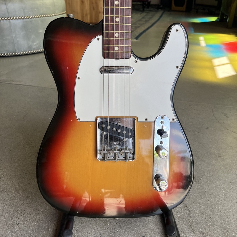 1975-fender-telecaster-sunburst-w-rosewood-board 1975 Fender Telecaster Sunburst w/ Rosewood Board