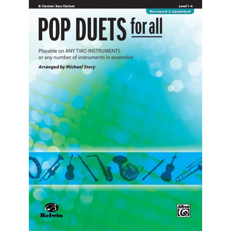 alfred-s-00-30687-pop-duets-for-all-clarinet-bass-clari Alfred's 00-30687 Pop Duets for All - Clarinet/Bass Clari