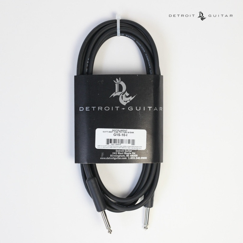 detroit-guitar-10-instrument-cable Detroit Guitar 10' Instrument Cable