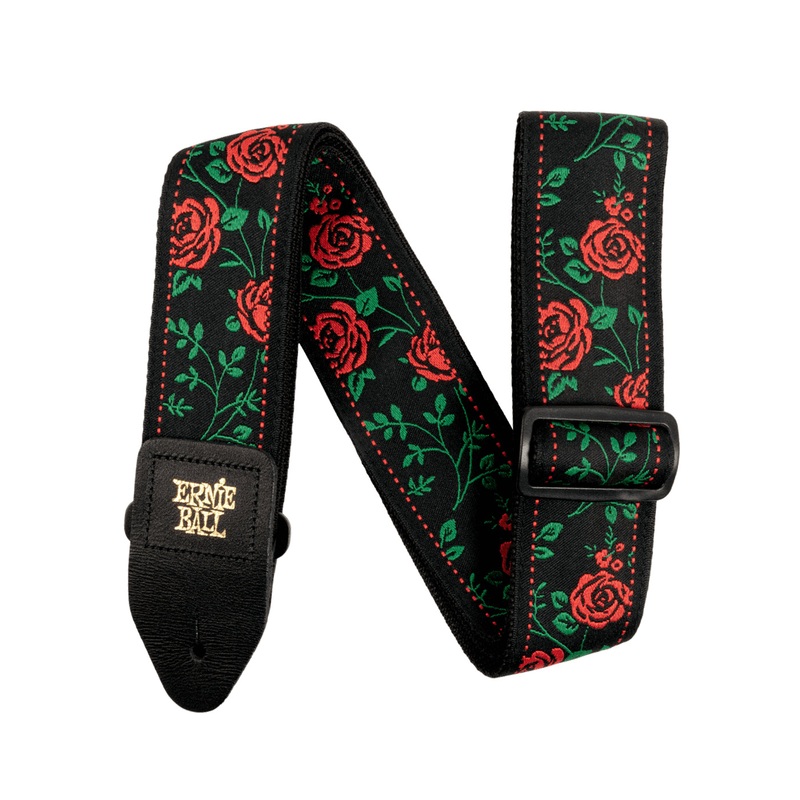 ernie-ball-classic-jacquard-2-spanish-rose-guitar-or-bass-strap Ernie Ball Classic Jacquard 2" Spanish Rose Guitar Or Bass Strap