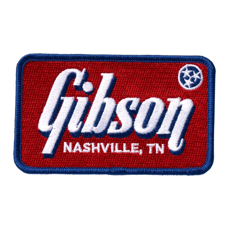 gibson-nashville-tn-iron-on-patch-exclusive Gibson Nashville TN Iron-On Patch, Exclusive