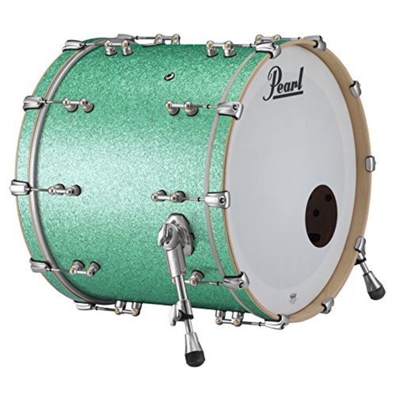 pearl-music-city-custom-reference-pure-22-x14-bass-drum-w-mount-turquoise-glass Pearl Music City Custom Reference Pure 22"x14" Bass Drum w/Mount TURQUOISE GLASS