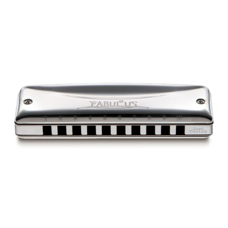 suzuki-fabulous-10-hole-diatonic-harmonica-in-just-tuning-d-f-20jd Suzuki Fabulous 10-hole diatonic harmonica in Just tuning - D (F-20JD)