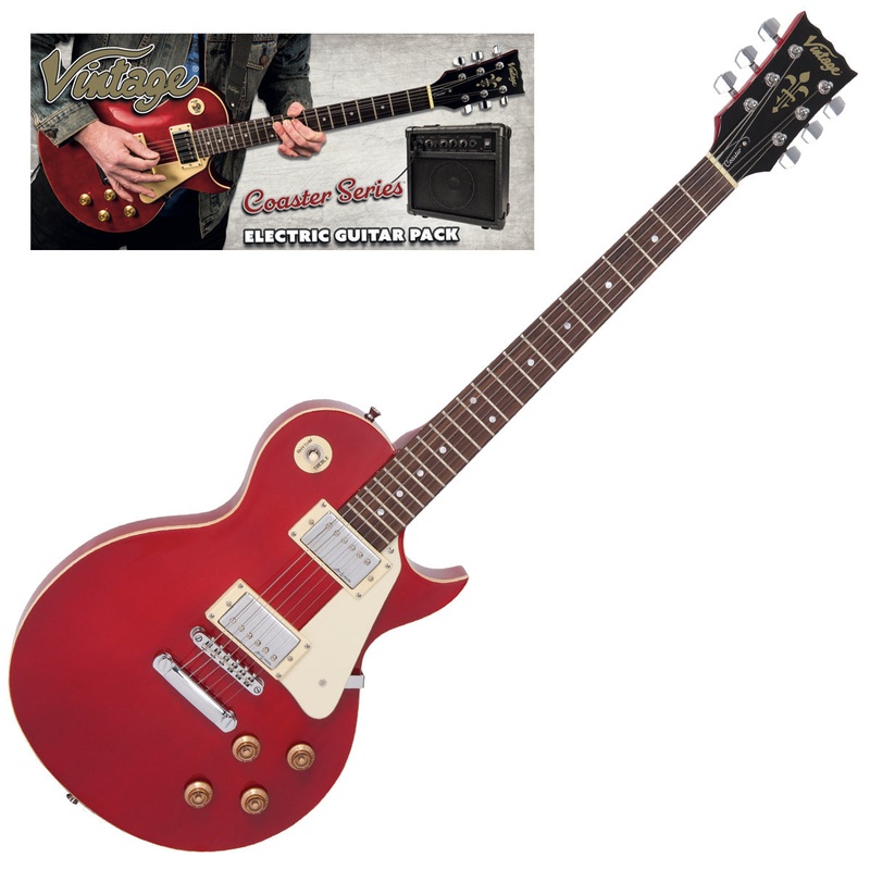 vintage-v10-coaster-series-electric-guitar-pack-wine-red Vintage V10 Coaster Series Electric Guitar Pack ~ Wine Red