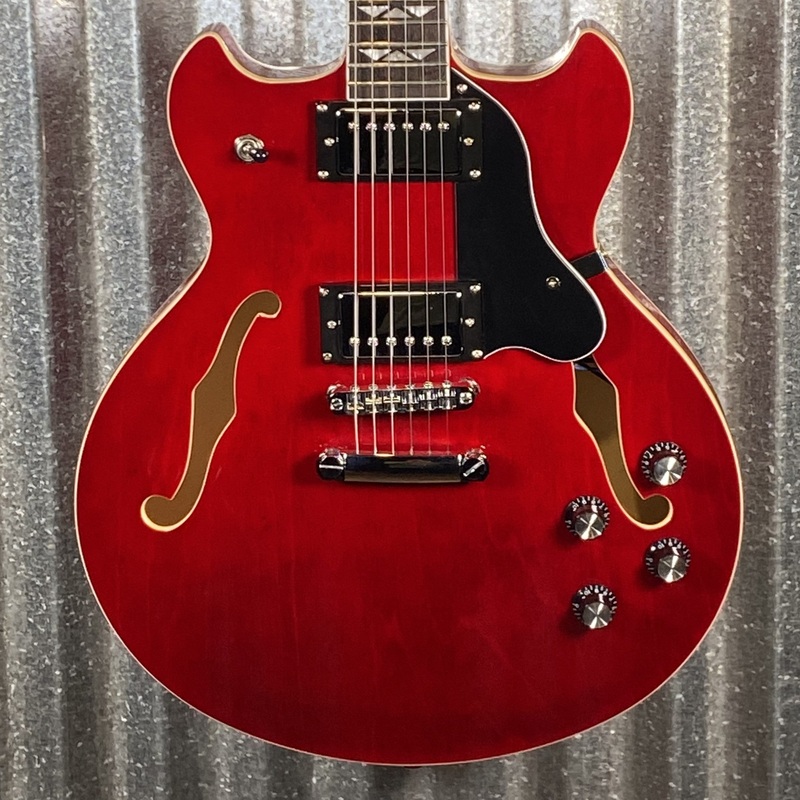 westcreek-guitars-333-semi-hollow-body-double-cutaway-red-0267-used Westcreek Guitars 333 Semi Hollow Body Double Cutaway Red #0267 Used